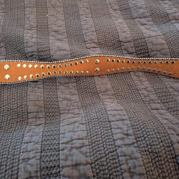 Blazin Roxx Black and Silver Studded Belt - Picture 5 of 10